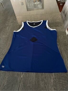 Tail Women’s Navy Blue Tank Top with White Trim